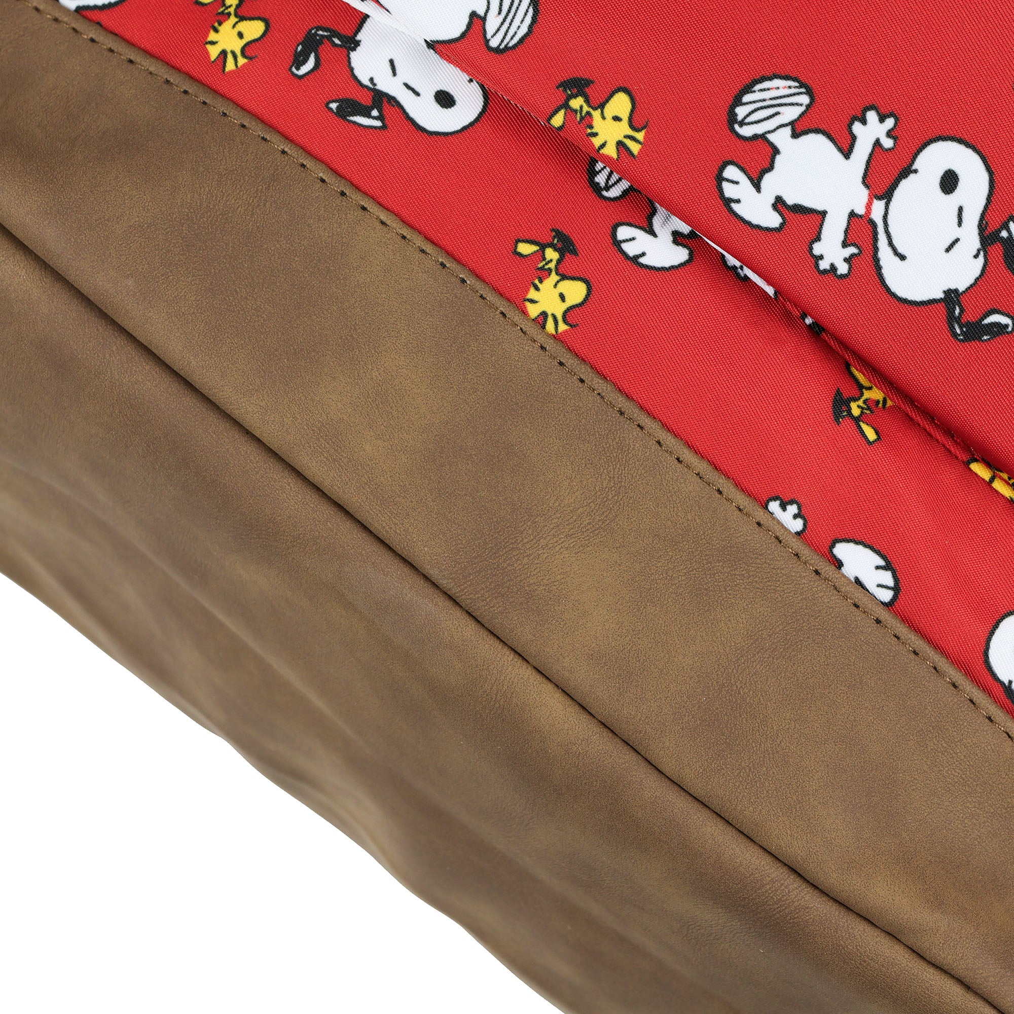 Peanuts Snoopy & Woodstock  Backpack Dancing Friend All-Over Design 16" Book Bag