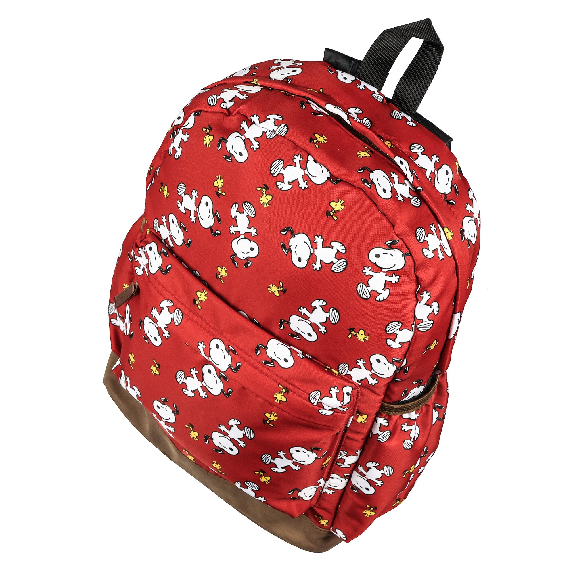 Peanuts Snoopy & Woodstock  Backpack Dancing Friend All-Over Design 16" Book Bag
