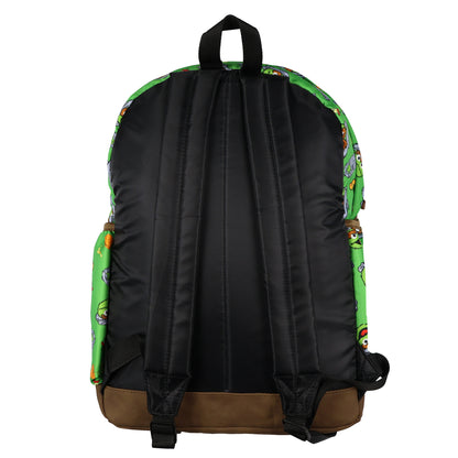 Sesame Street Oscar The Grouch Backpack All-Over Design with Adjustable Straps