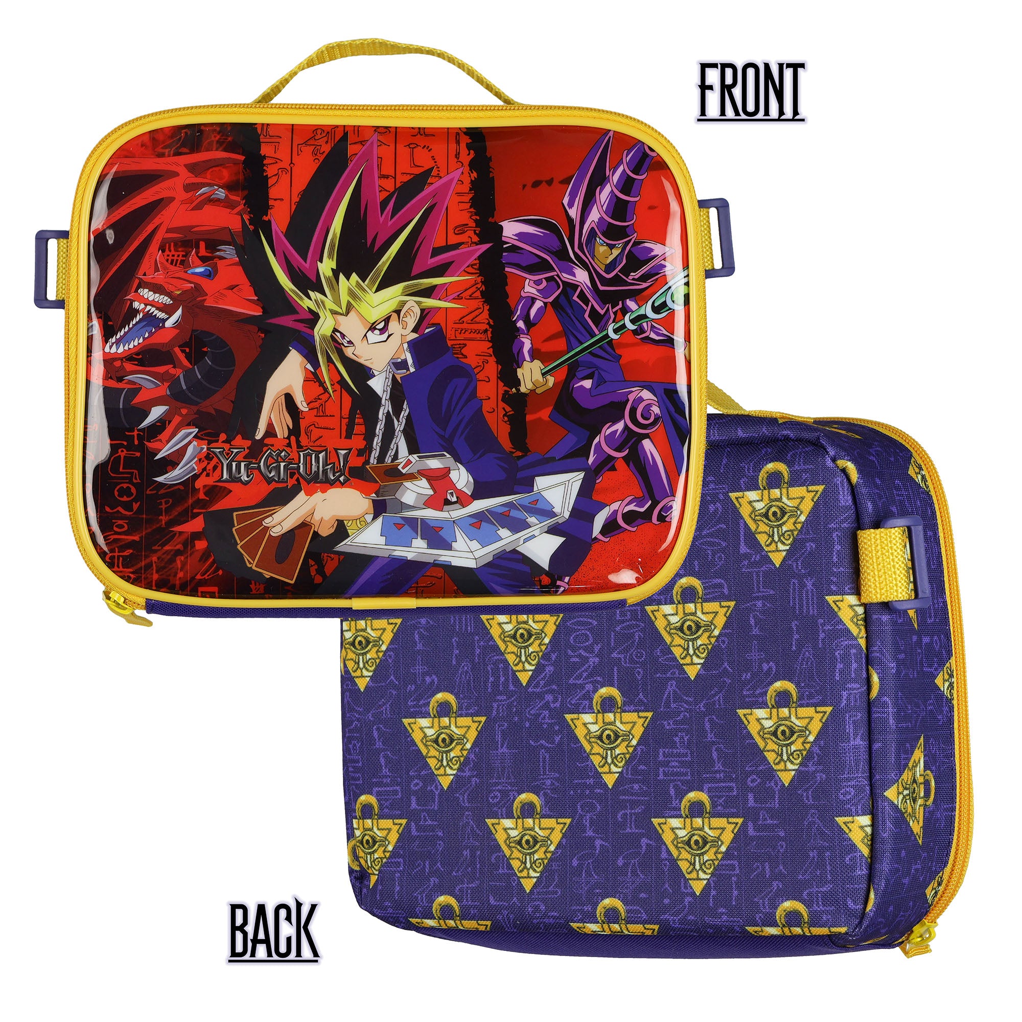 Yu-Gi-Oh! 3 Piece Backpack Set with Detachable Insulated Lunch Box