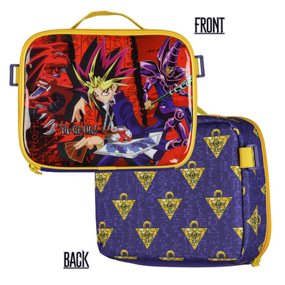 Yu-Gi-Oh! 3 Piece Backpack Set with Detachable Insulated Lunch Box