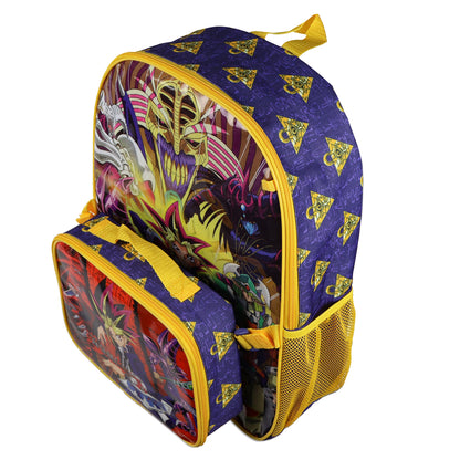 Yu-Gi-Oh! 3 Piece Backpack Set with Detachable Insulated Lunch Box