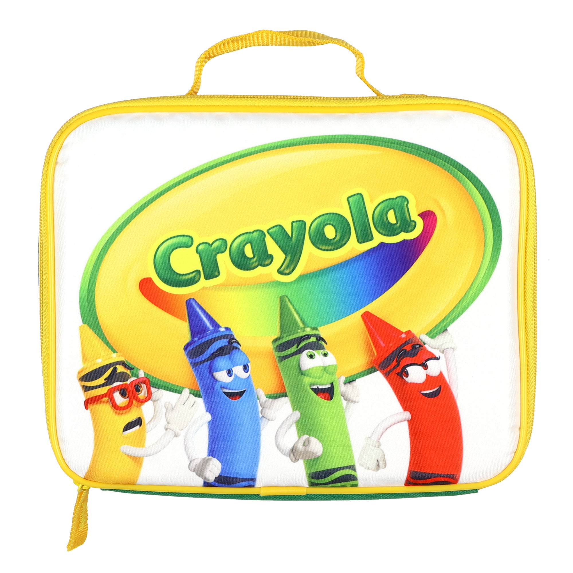 Crayola Crayon Crew Backpack 3-Piece Set with Detachable Lunch Box Pencil Case
