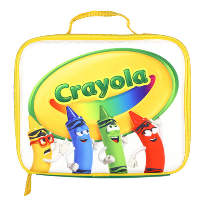 Crayola Crayon Crew Backpack 3-Piece Set with Detachable Lunch Box Pencil Case