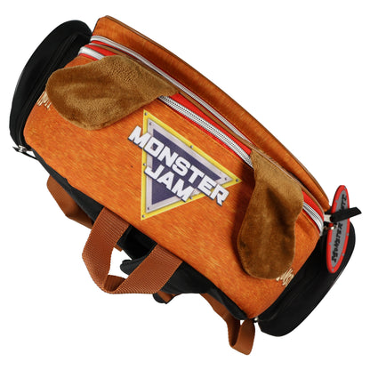 Monster Jam Backpack 16" Monster Mutt Top Dog Book Bag with 3D Ears