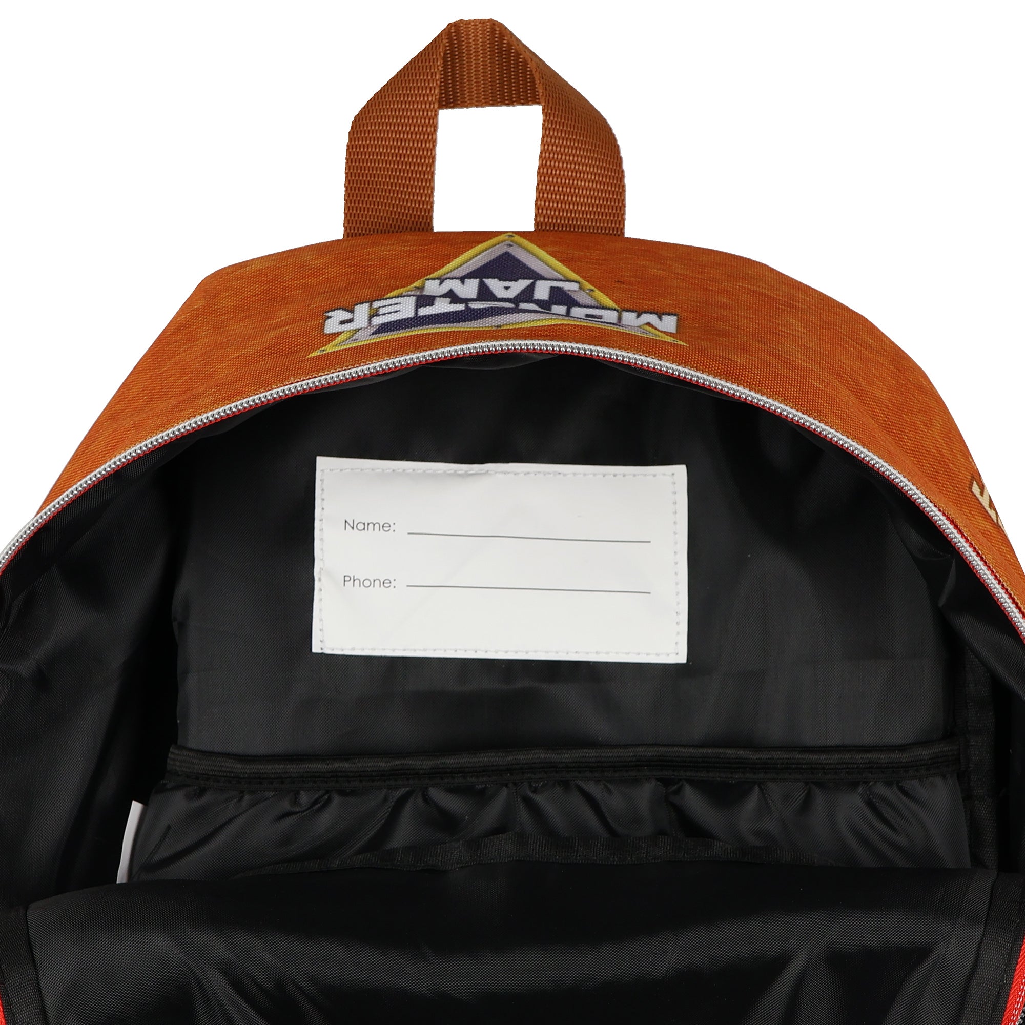 Monster Jam Backpack 16" Monster Mutt Top Dog Book Bag with 3D Ears