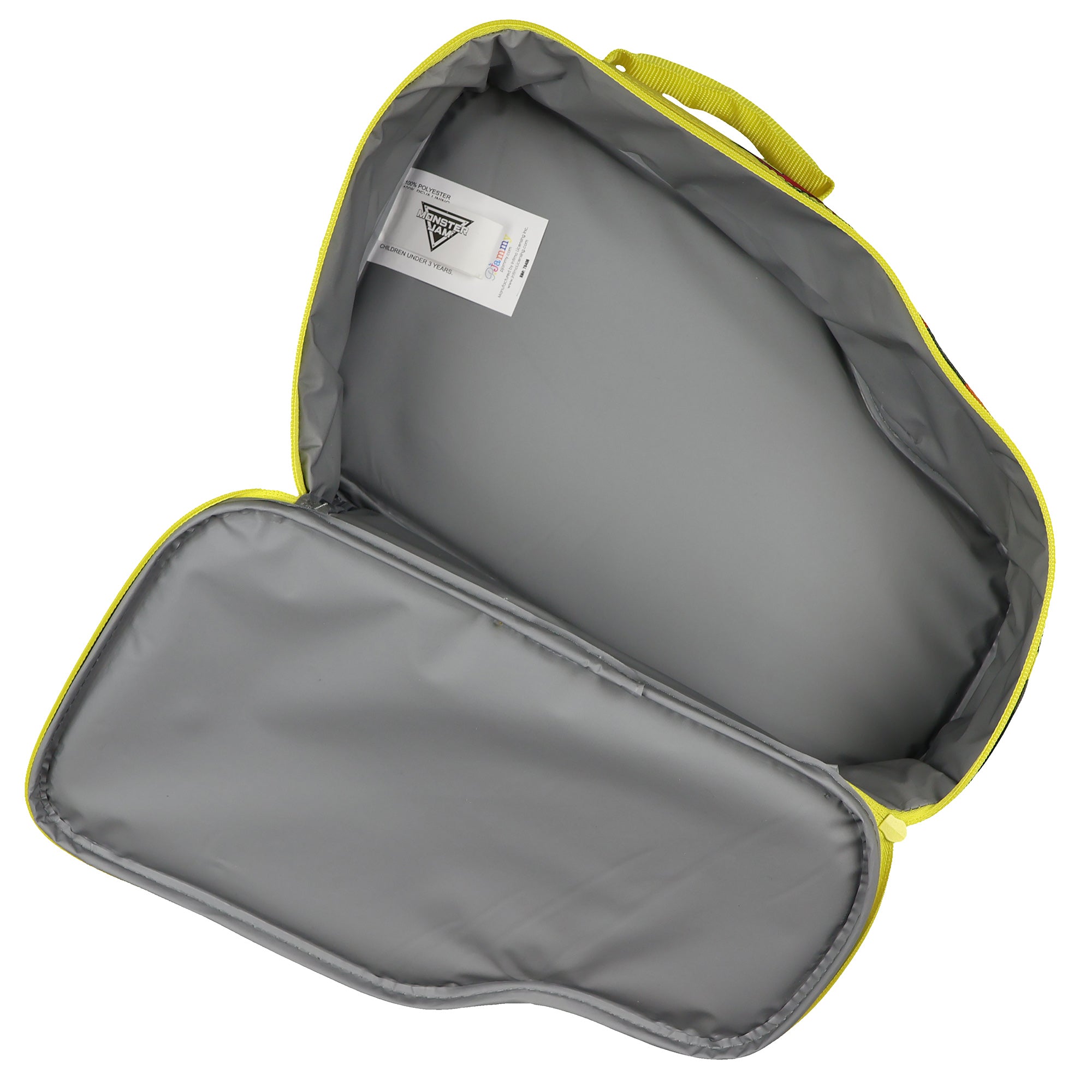 Monster Jam Lunch Box Classroom Crusher Insulated Lightweight Character Tote Bag