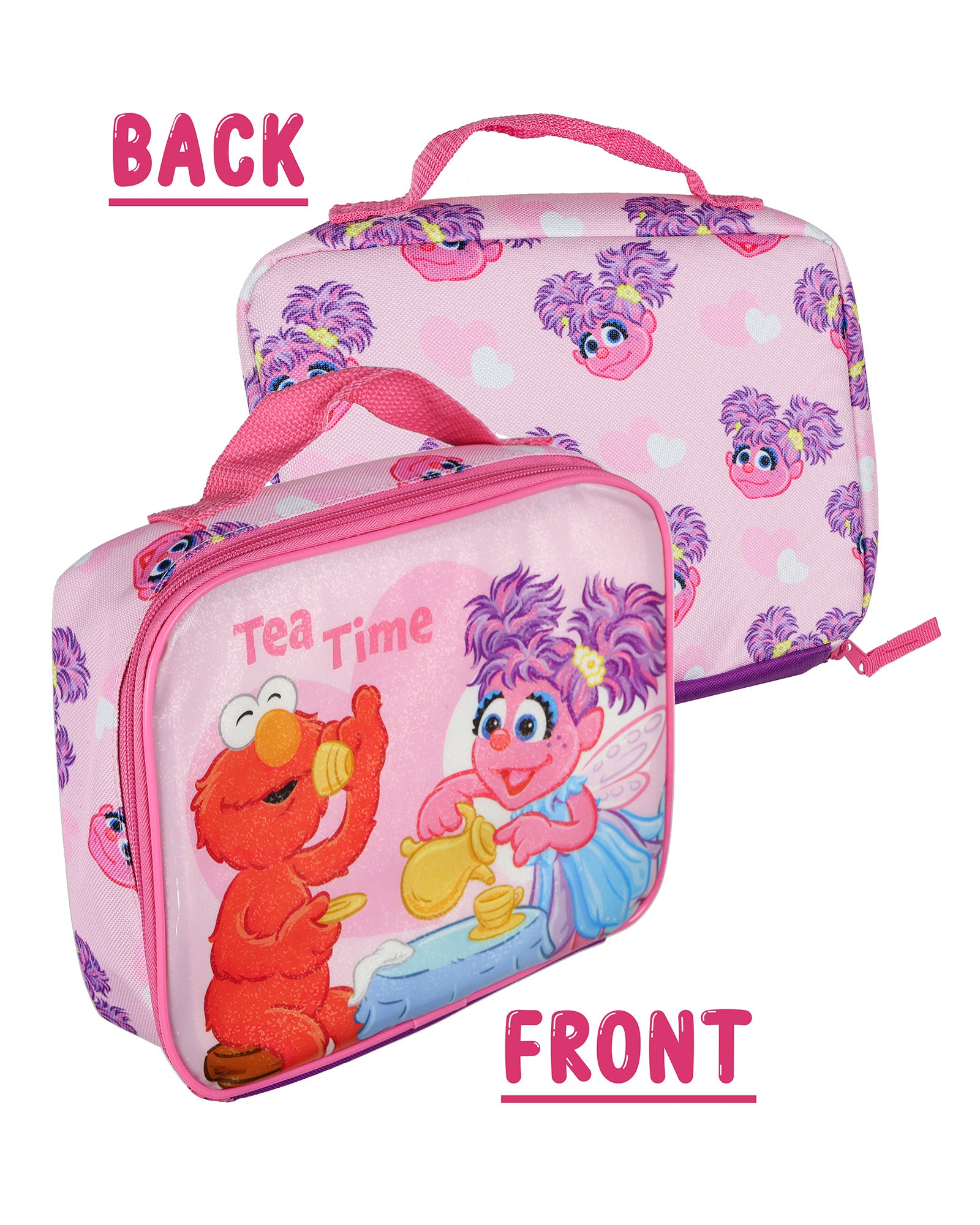 Sesame Street Abby Cadabby Fairy Tea Time 5 Piece Backpack Set with Lunch Box