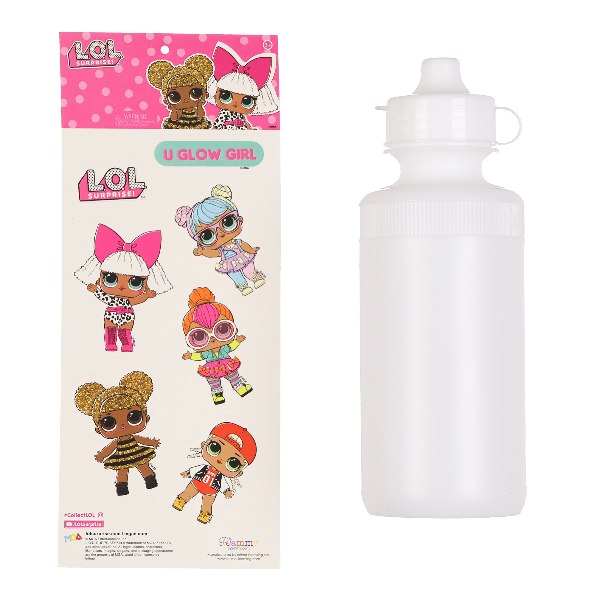 LOL Surprise! Backpack 16" You Glow Girl 5 Piece Set with Detachable Lunch Box