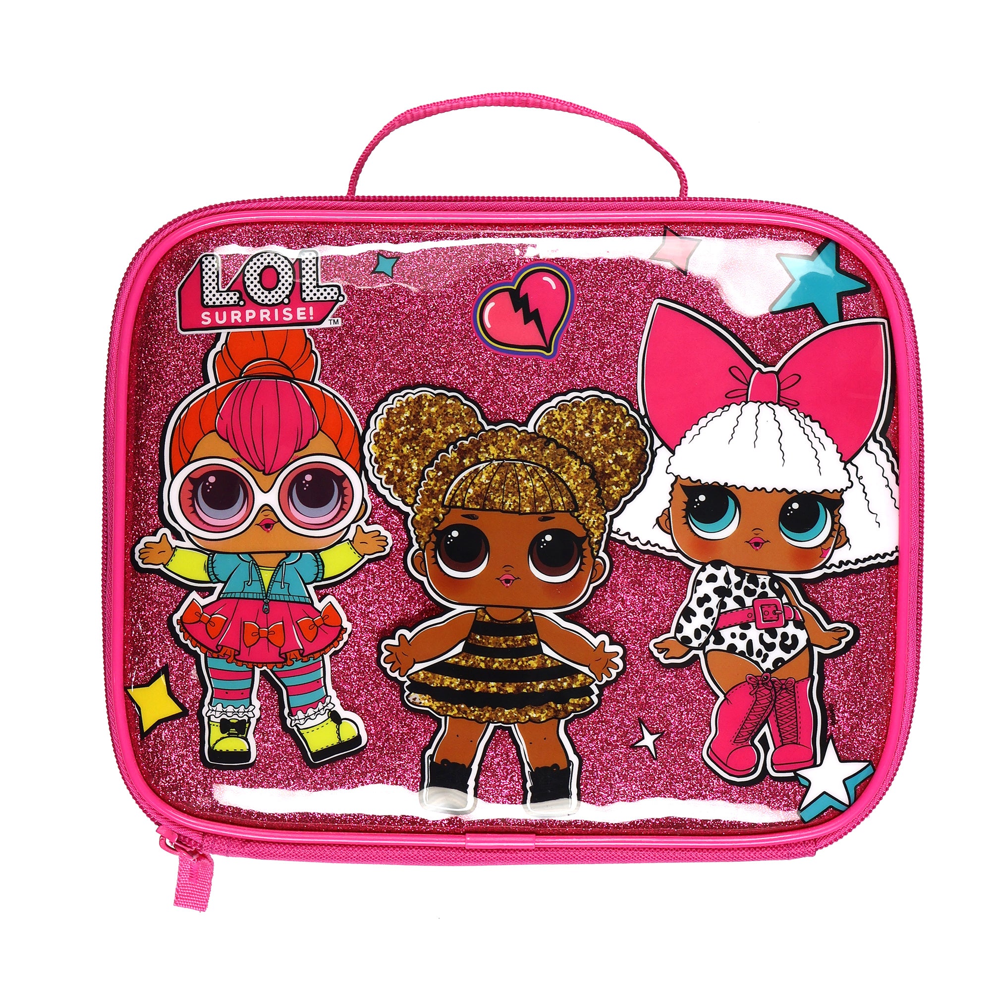 LOL Surprise! Lunch Box Glitter Doll Party 9" Lightweight Insulated Tote
