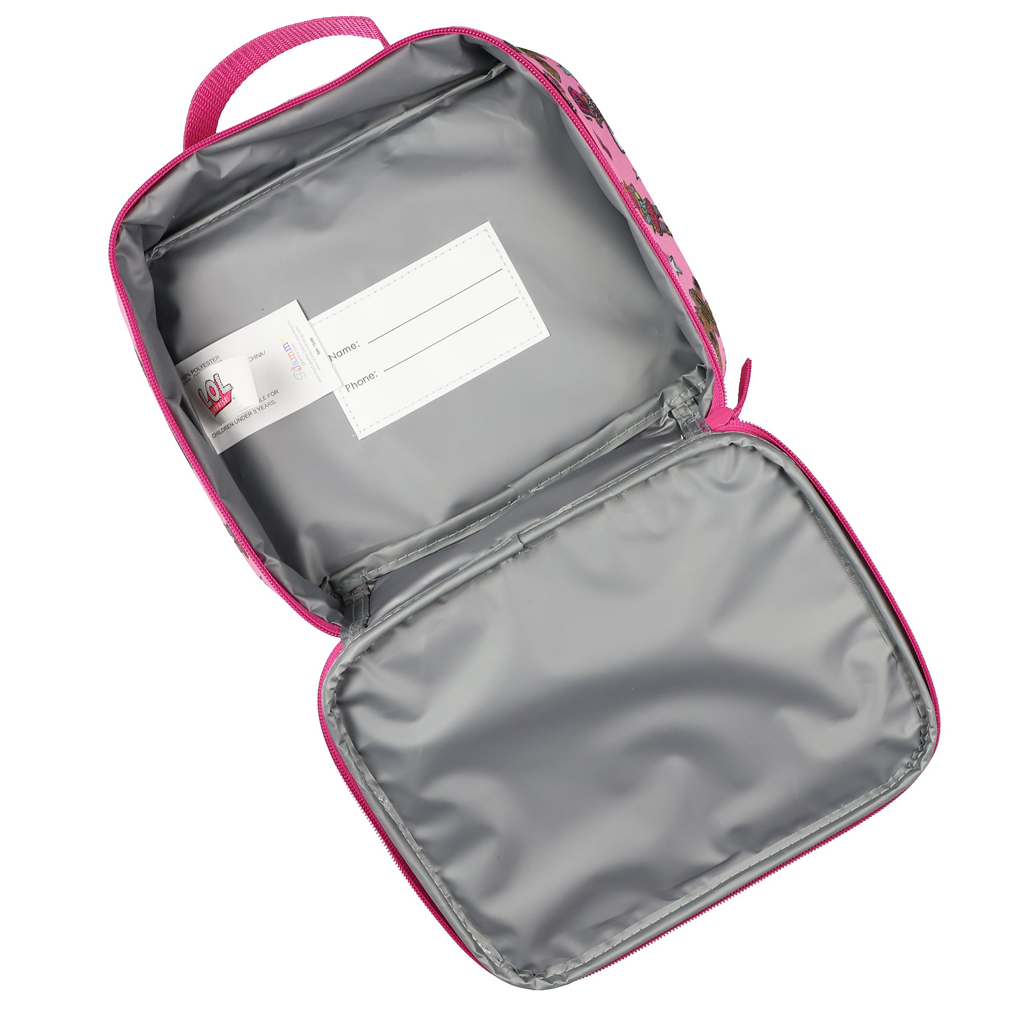 LOL Surprise! Lunch Box Glitter Doll Party 9" Lightweight Insulated Tote