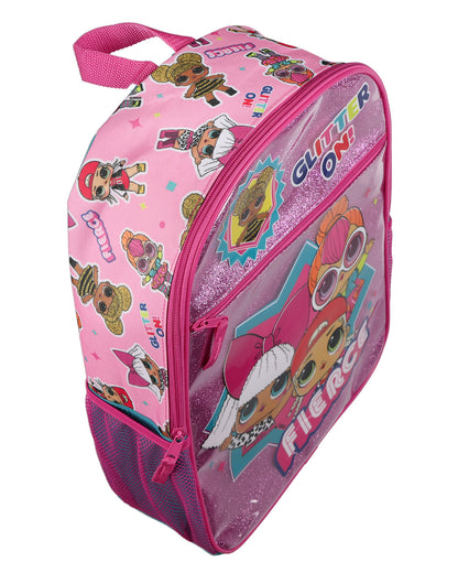 LOL Surprise Backpack 16" Glitter On! Queen B Diva Neon Q.T. M.C. Swag Book Bag