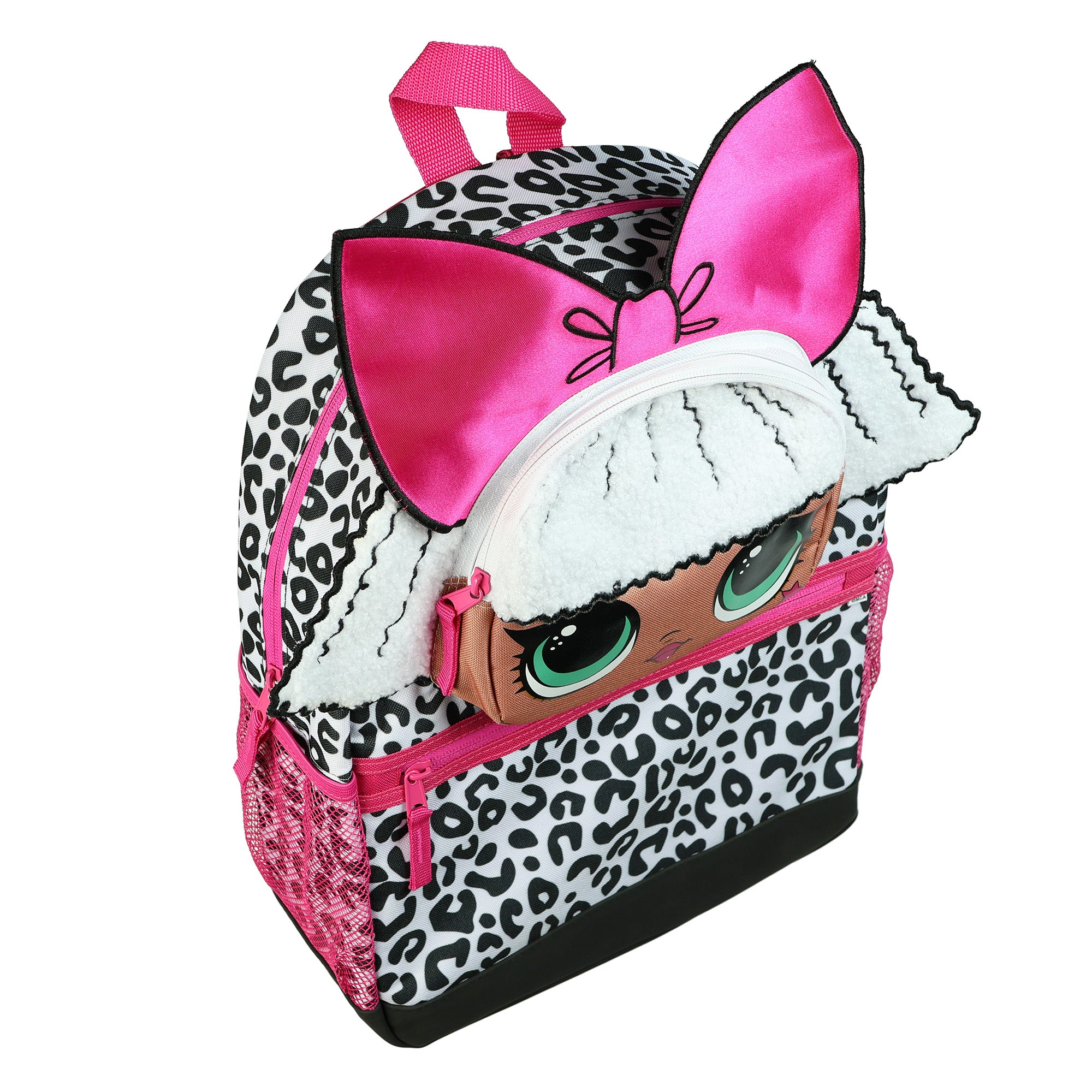 LOL Surprise! Backpack 16" Diva 3D Character Book Bag With Adjustable Straps