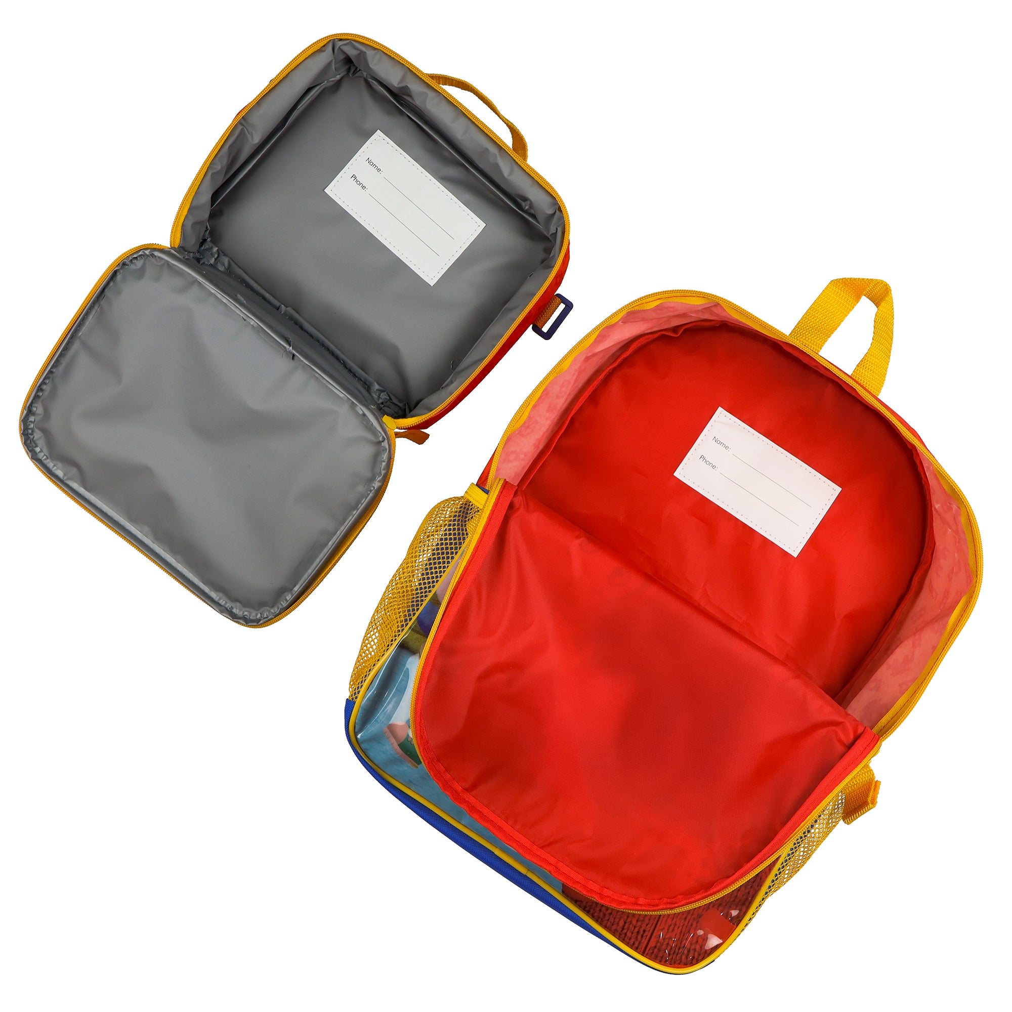 Daniel Tiger's Neighborhood Backpack 16" 5 Piece Set With Detachable Lunch Tote