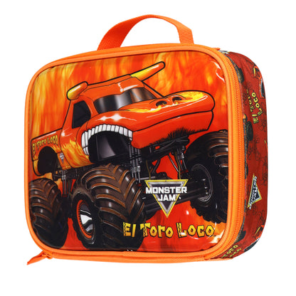 Monster Jam Lunch Box El Toro Loco Truck 9" Insulated Single Compartment Bag