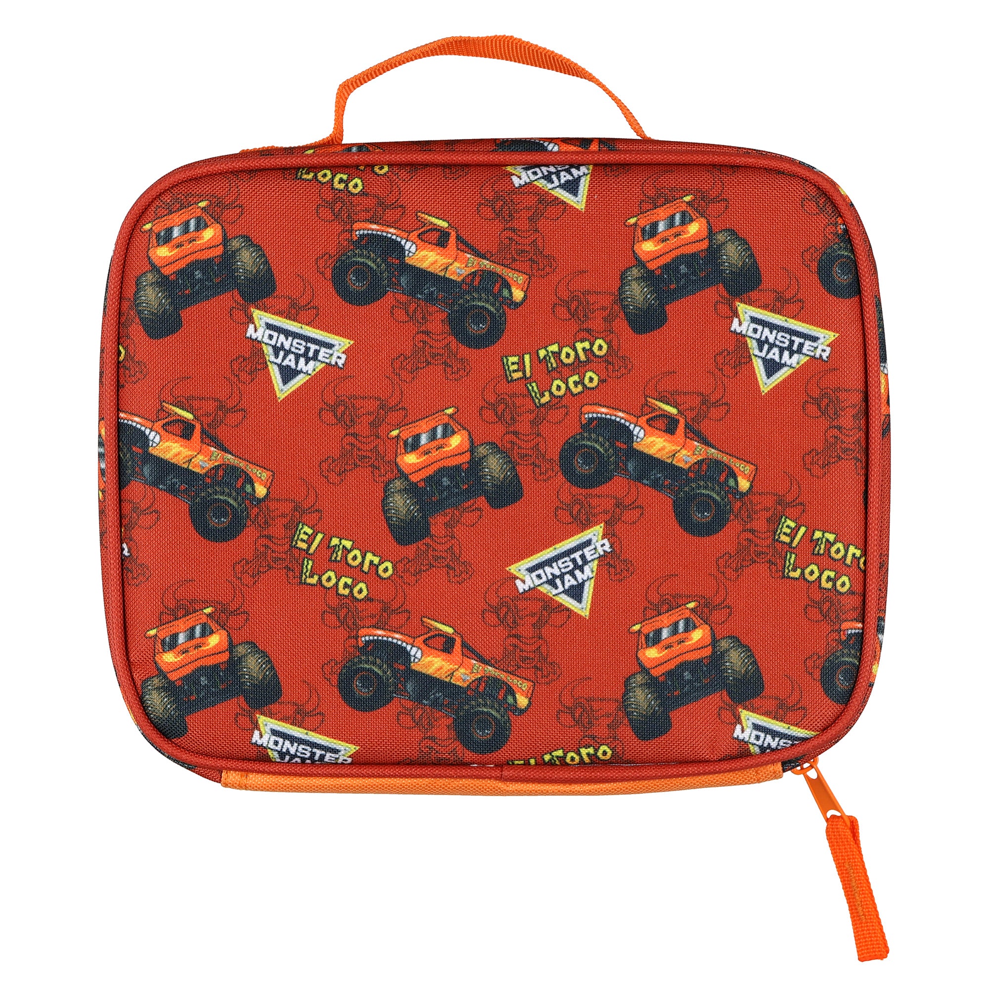 Monster Jam Lunch Box El Toro Loco Truck 9" Insulated Single Compartment Bag