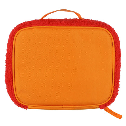 Sesame Street Elmo Lunch Box 9" 3D Fuzzy Character Face Insulated Bag