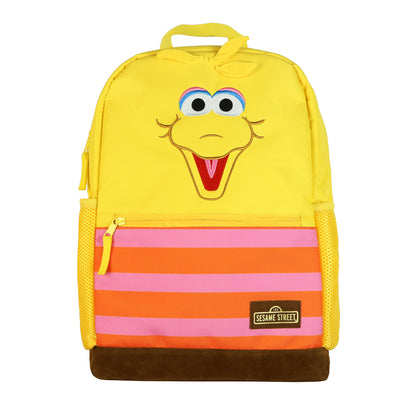 Sesame Street Backpack 16" Big Bird Character Bookbag with Adjustable Straps