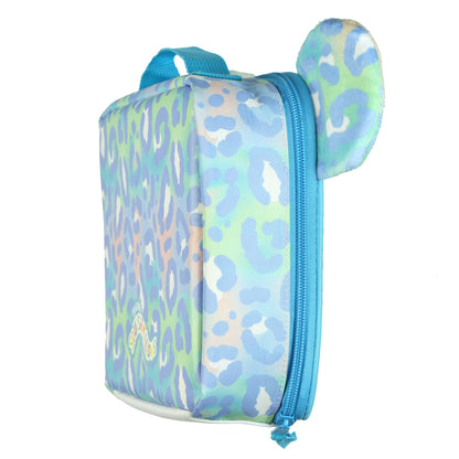 Squishmallows Lunch Box 9" Lindsay The Leopard 3D Ears Insulated Tote Bag