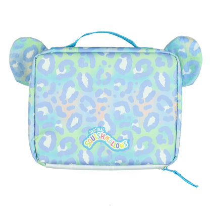 Squishmallows Lunch Box 9" Lindsay The Leopard 3D Ears Insulated Tote Bag