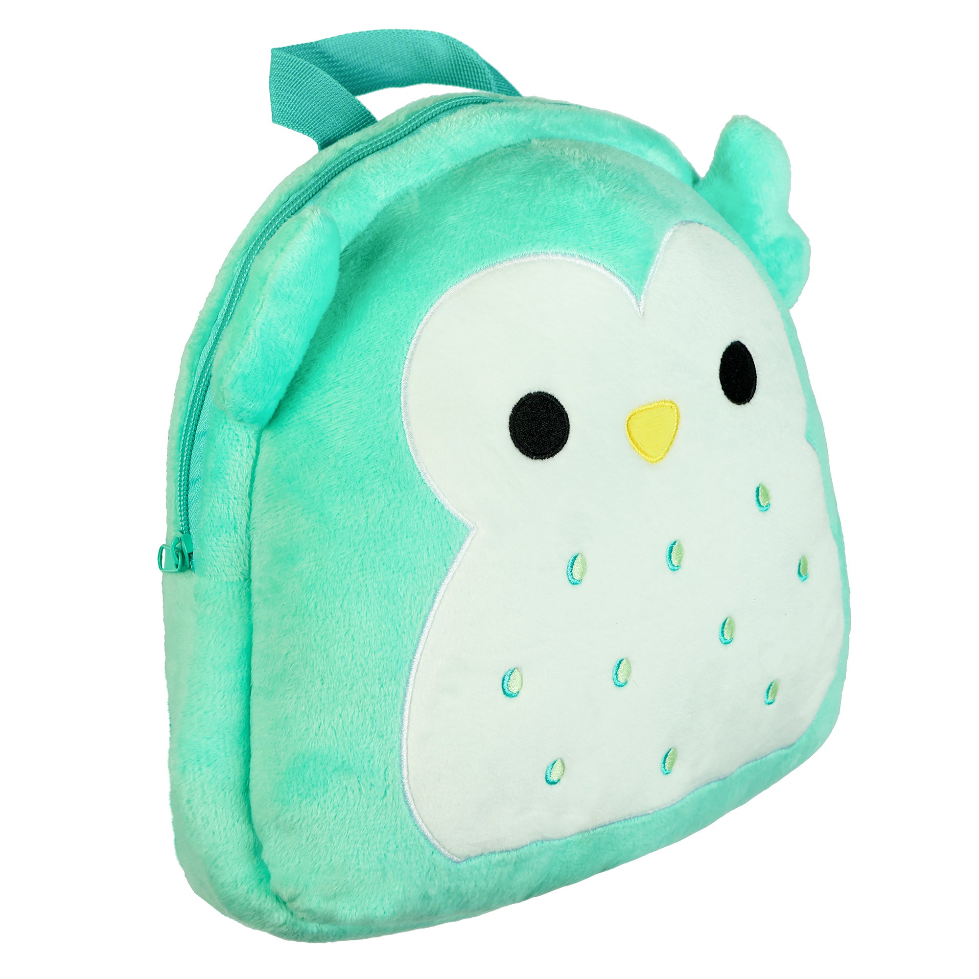 Squishmallows Plush Backpack 11" Winston the Owl Mini Bag with Adjustable Straps