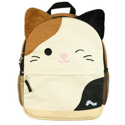 Squishmallows Backpack 16" Cam the Cat 3D Character Bag with Adjustable Straps