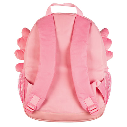 Squishmallows Backpack 16" Archie The Axolotl 3D Character Bag Adjustable Straps