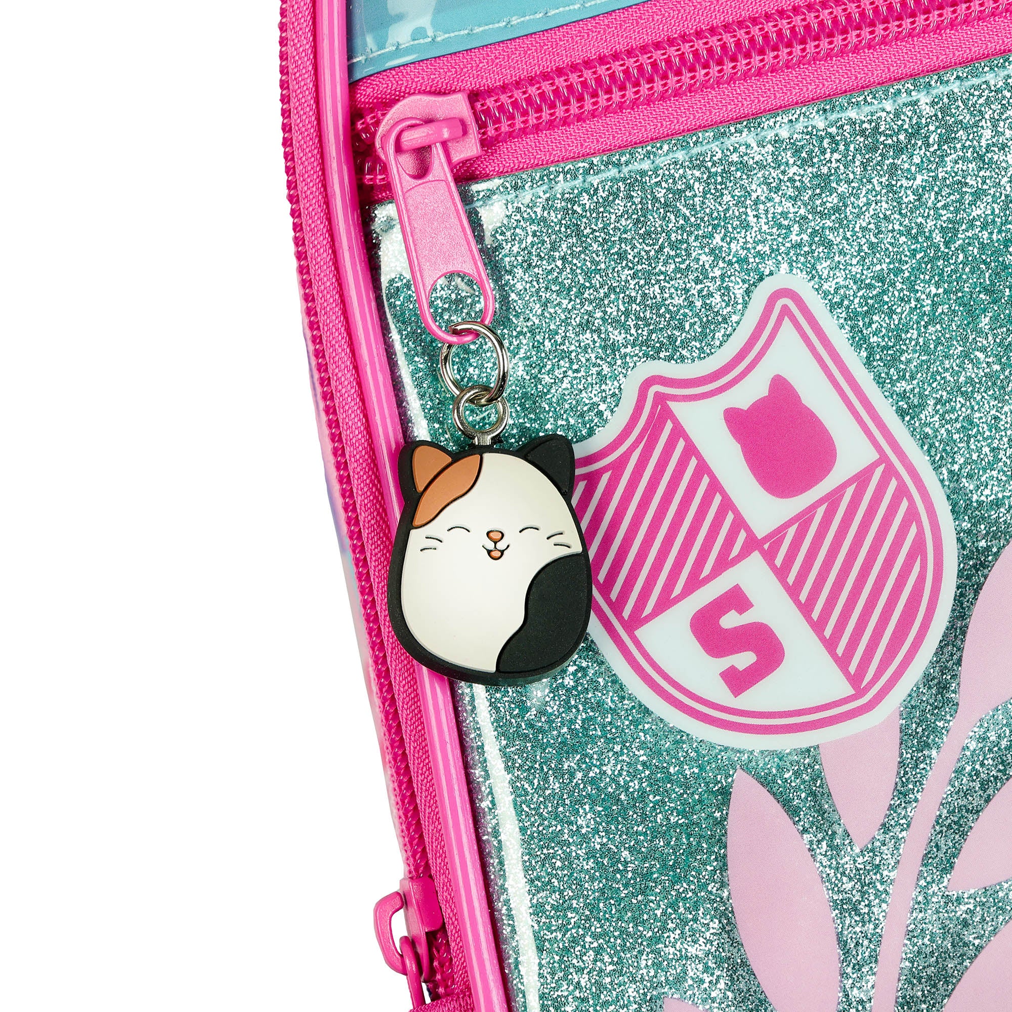 Squishmallows Backpack 16" Squad 5 Piece Set Bookbag with Detachable Lunch Box