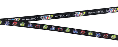 Beyblade X Lanyard Clear ID Badge Holder with Breakaway Clasp and Charm