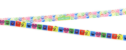 Sesame Street Lanyard Friendly Faces Breakaway Clear ID Badge Holder with Charm