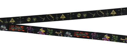 Yu-Gi-Oh! Anime Lanyard Clear ID Badge Holder with Breakaway Clasp and Charm
