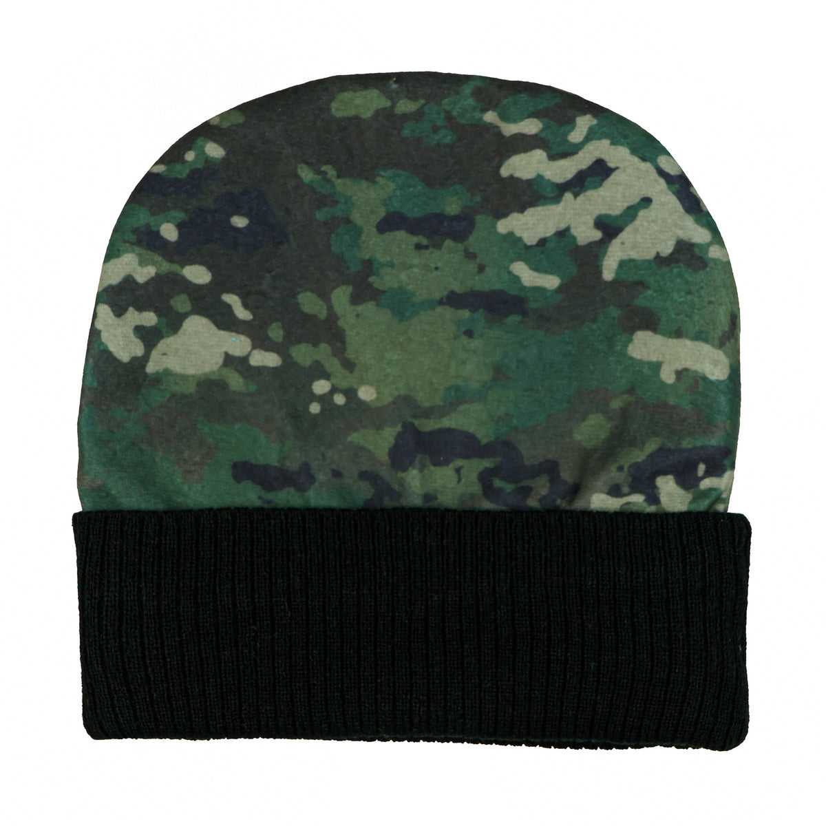 U.S. Army Beanie Star Logo Design with Camo Overlay Adult Knit Hat, OSFM
