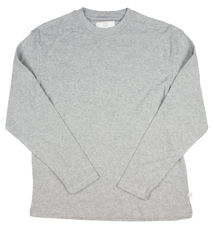 Intimo Mens Solid Brushed Interlock Long Sleeve Crew Shirt