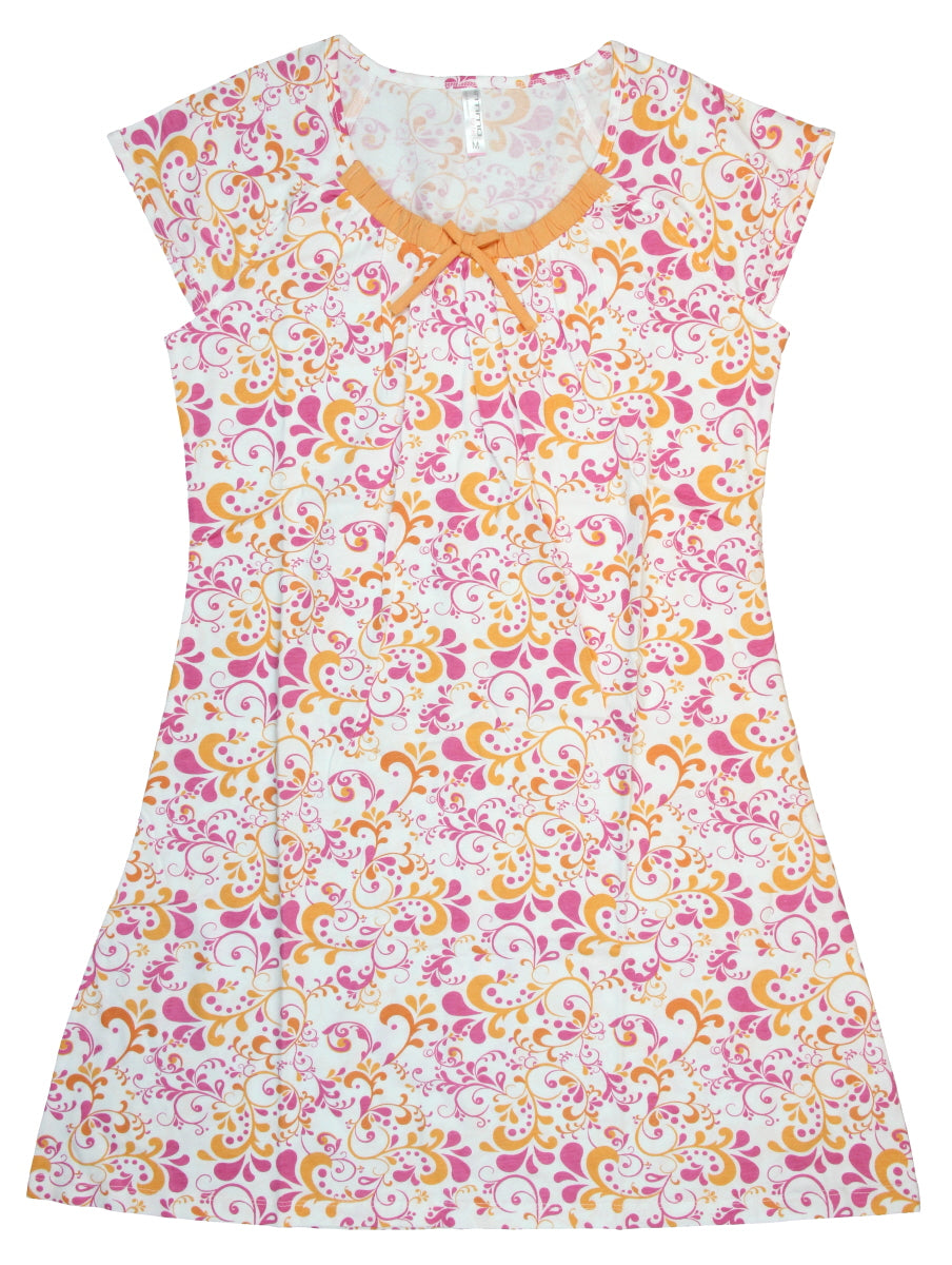 Intimo Womens Printed Knit Sleepwear Nightgown