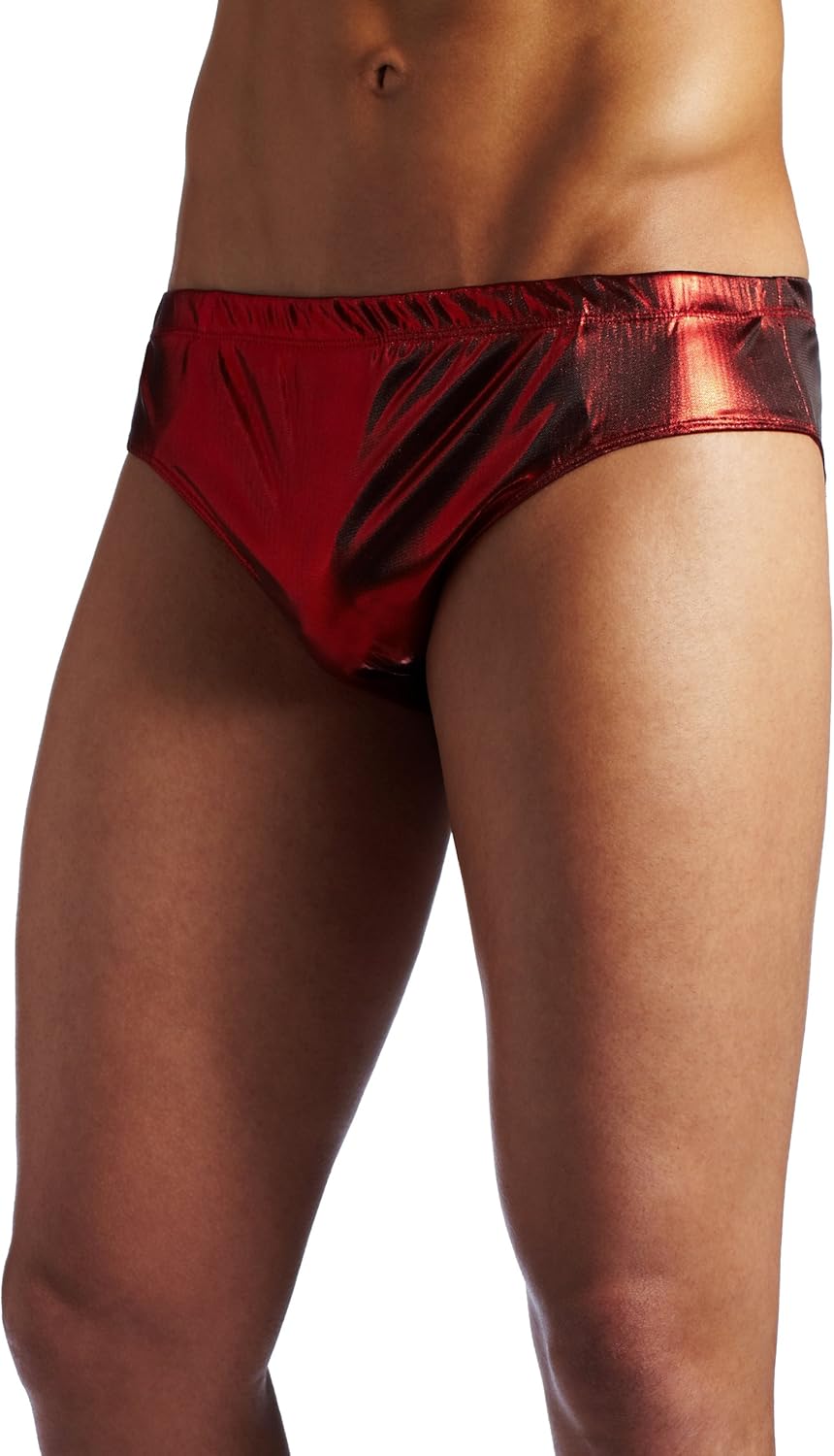 Intimo Men's Liquid Metallic Bikini Brief Underwear