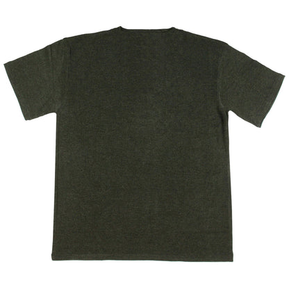 Intimo Men's Ribbed V-Neck Short Sleeve Shirt Top