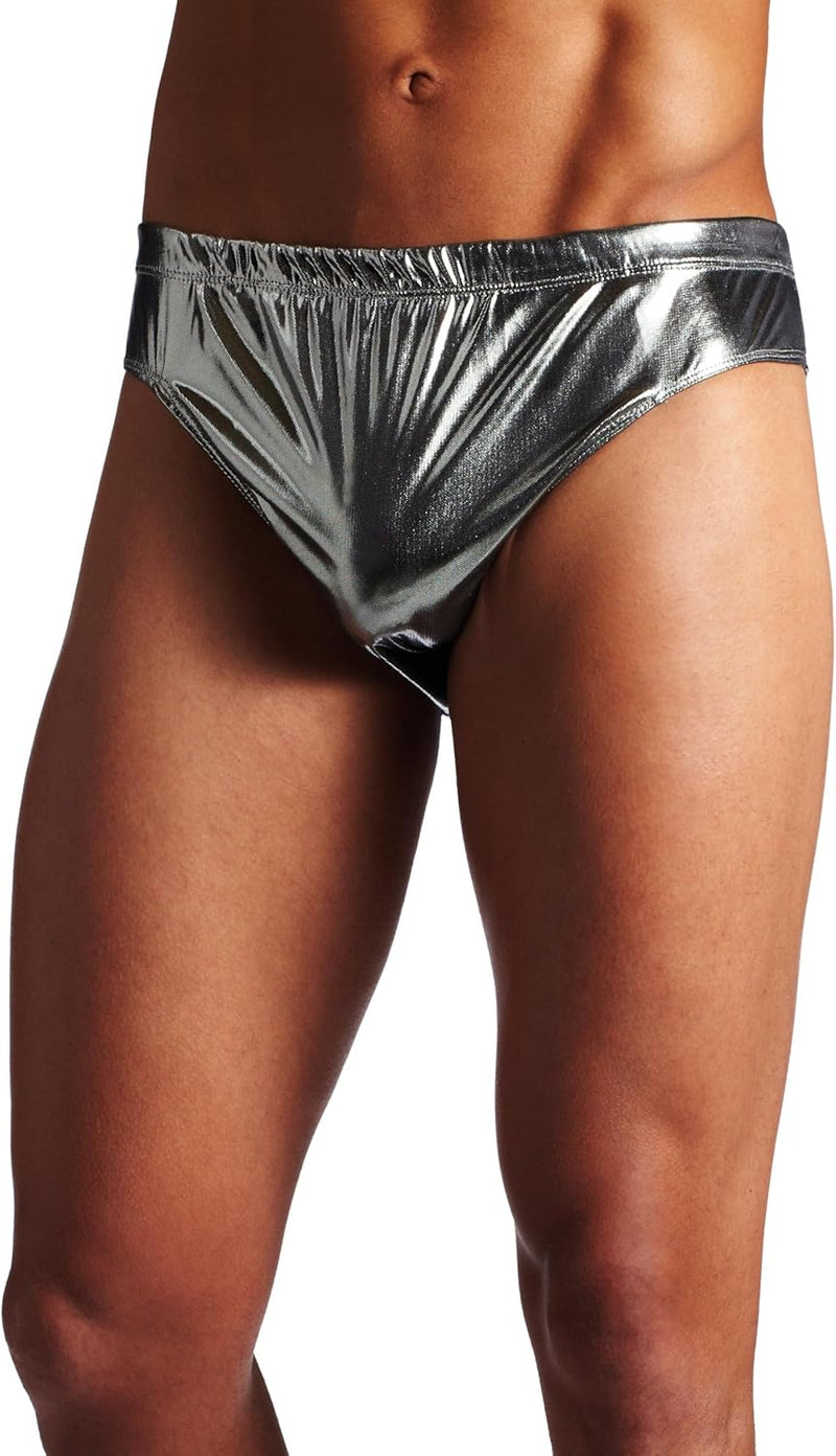 Intimo Men's Liquid Metallic Bikini Brief Underwear