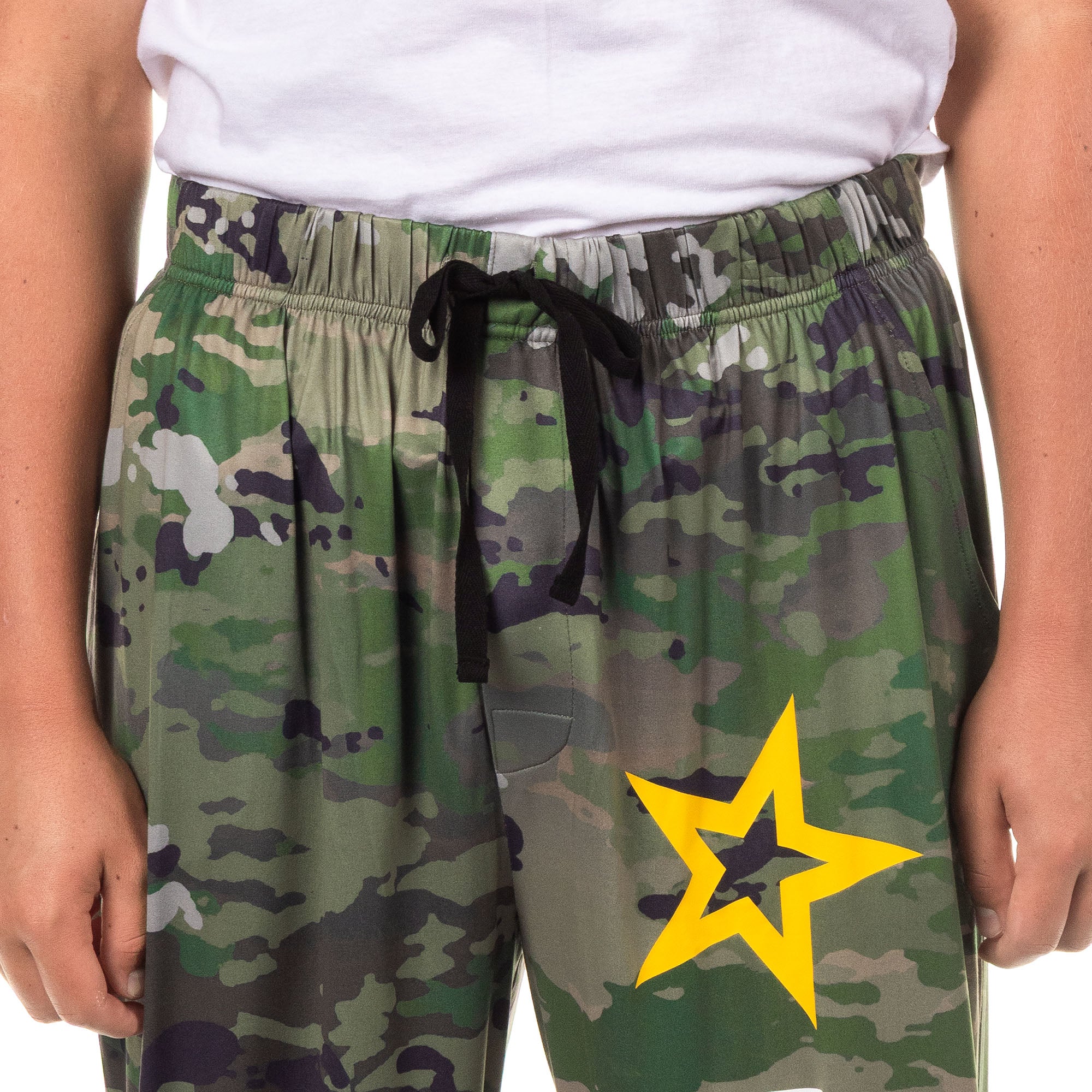 U.S. Army Pajamas Men's Logo Design Camo Lounge Sleep Pants