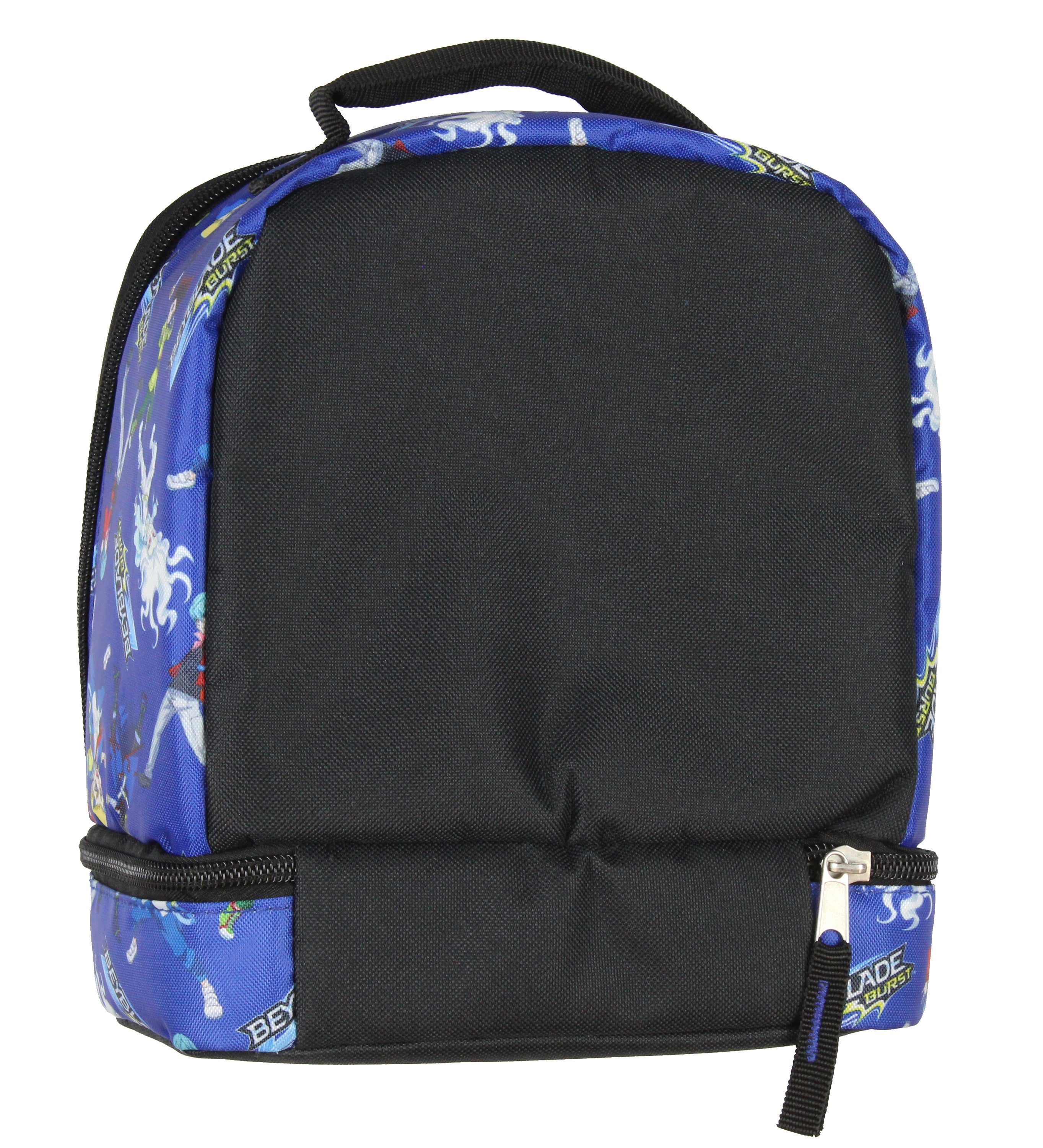 Beyblade Burst Spinner Top Anime Characters Insulated Dual Compartment Lunch Bag