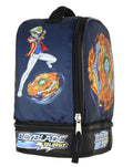 Beyblade Burst Fafnir Spinner Top Fumiya Kindo Dual Compartment Insulated Lunch Box Bag Tote