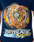 Beyblade Burst Boys' Wizard Fafnir Spinner Top Kids Short Sleeve T-Shirt Tee