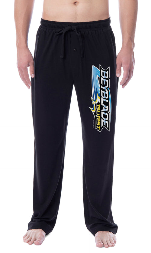 Beyblade Burst Mens' Anime Logo Character Sleep Pajama Pants