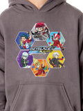 Beyblade Burst Show Boys' Unisex Characters Bel Daizora Pocket Sweatshirt Hoodie Pullover