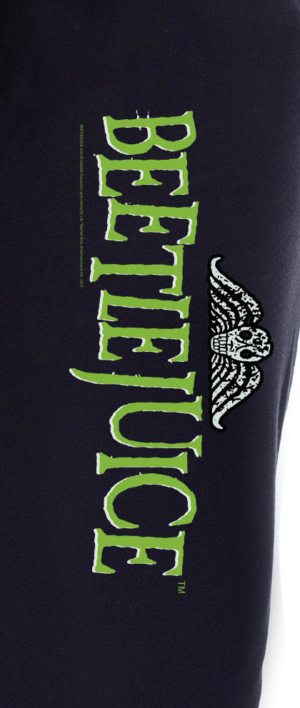 Beetlejuice Women's Show Movie Logo Sleep Jogger Pajama Pants