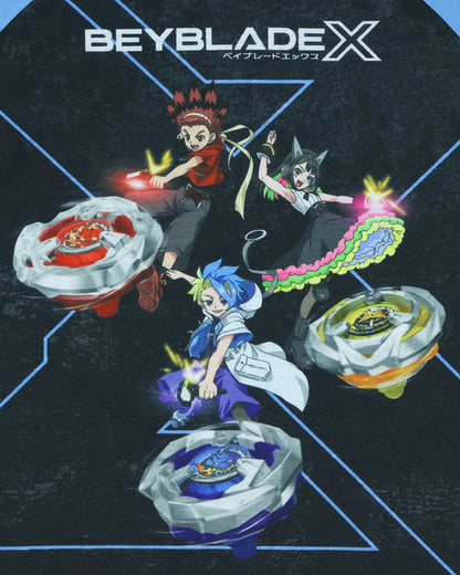 Beyblade X Boys' X League Character 2 Piece Short Sleeve Pajama Set