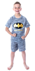 DC Comics Boys' Justice League Digital Camo Batman 2 PC Pajama Set