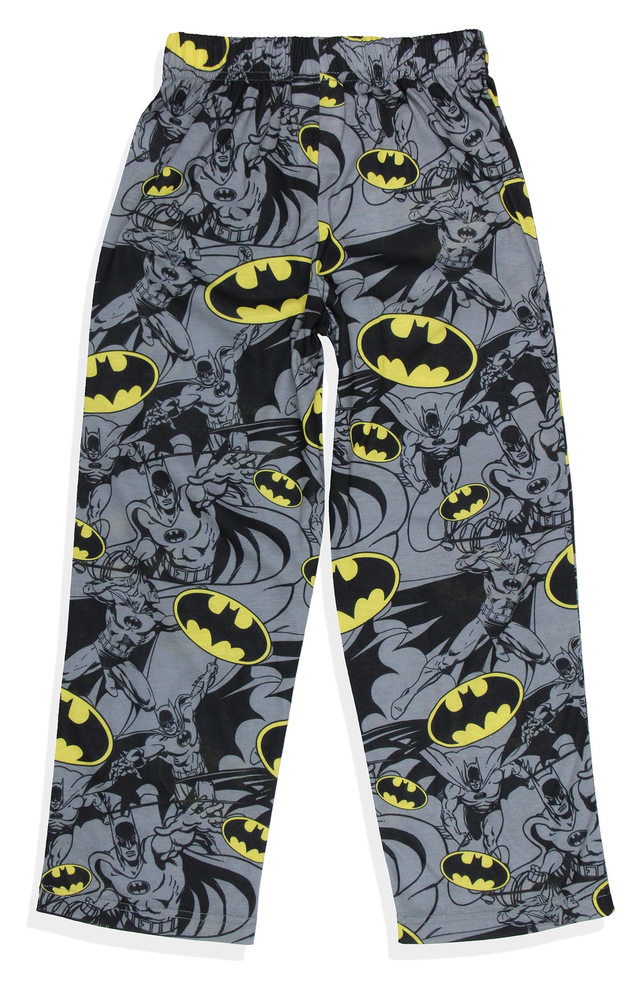 DC Comics Batman Boys' Logo Character Design Allover Print Pajama Pants