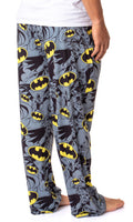 DC Comics Batman Mens' Bat Symbol Icon Retro Character Sleep Pajama Pants