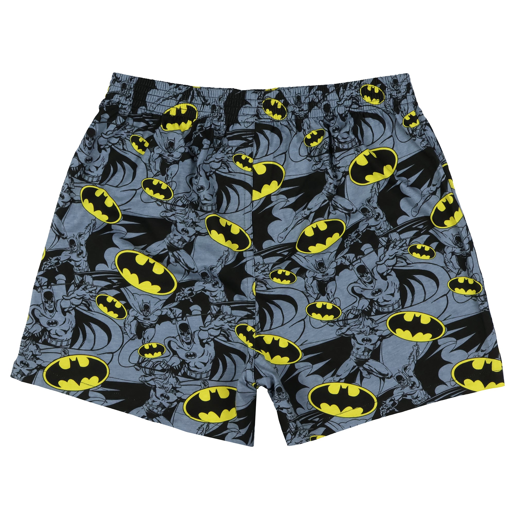 DC Comics Batman Boxer Shorts Men's Action Poses Bat Signal Logo Underwear