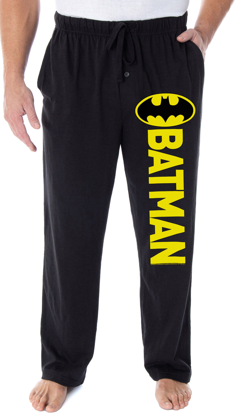 DC Comics Men's Batman Pajama Pants Classic Bat Logo Loungewear Sleep Pants (3X-Large)